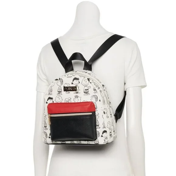 Peanuts | Bags | Peanuts Characters Mini Backpack Charlie Brown Snoopy ...
